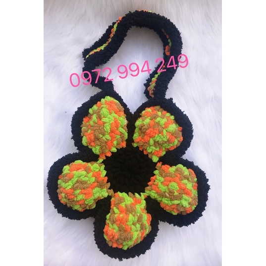 [ẢNH THẬT - CÓ SẴN] BLOOM FLOWER BAG - TÚI LEN BÔNG HOA