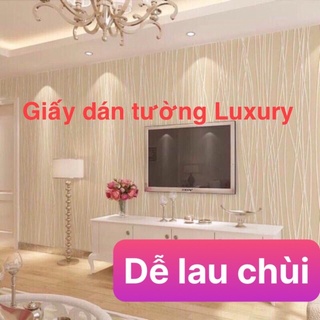 Giấy dán tường sẵn keo cuộn 10Mx45CM Decal dán phòng ngủ dán tủ quần áo giá rẻ nhiều màu trơn giấy dán tường hàn quốc