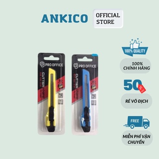 Dao rọc giấy pro-office kn101 9mm dao rọc giấy giá rẻ cho học sinh ankico