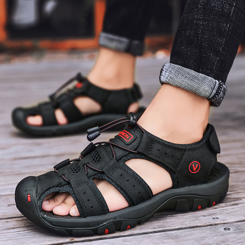 Giày sandal da bò thời trang dành cho nam