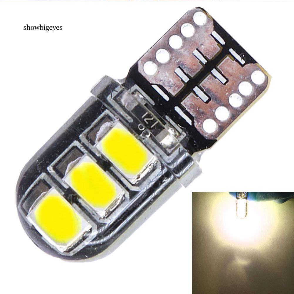 Đèn LED xe hơi 6 bóng T10 W5W SMD2835 chống thấm nước siêu bền