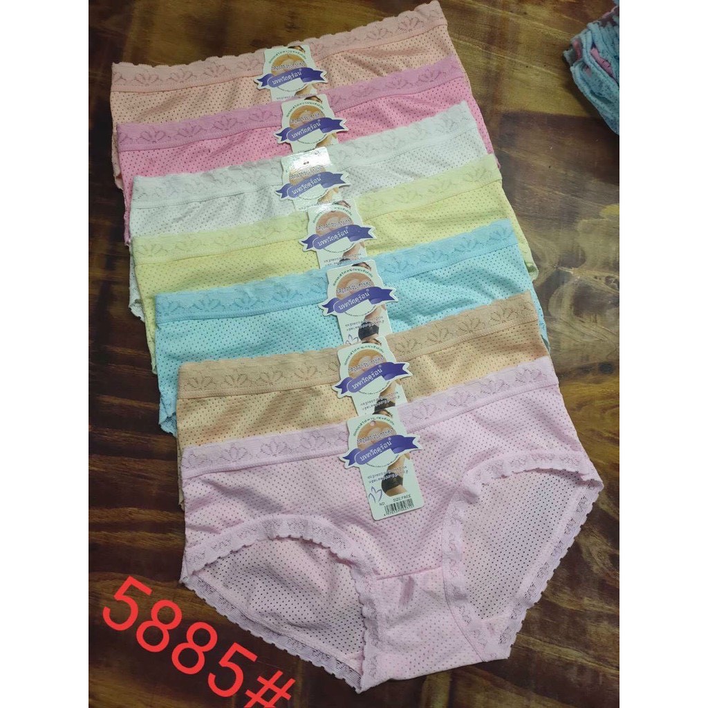 Quần lót NỮ thông hơi viền ren siêu xinh QL5885 ( kèm ảnh thật phía sau)
