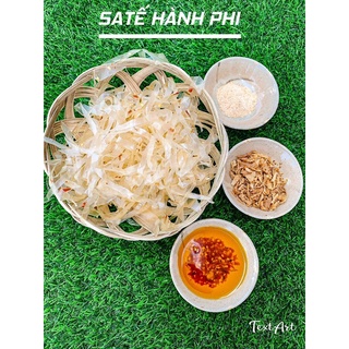 Bánh tráng satế hành phi