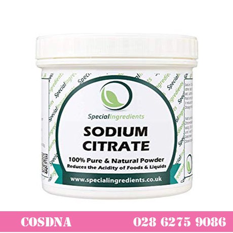 Chất càng hóa Sodium Citrate Dihydrate