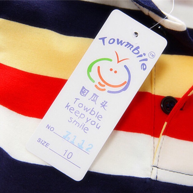 Áo thun sọc bé trai 5-6 tuổi