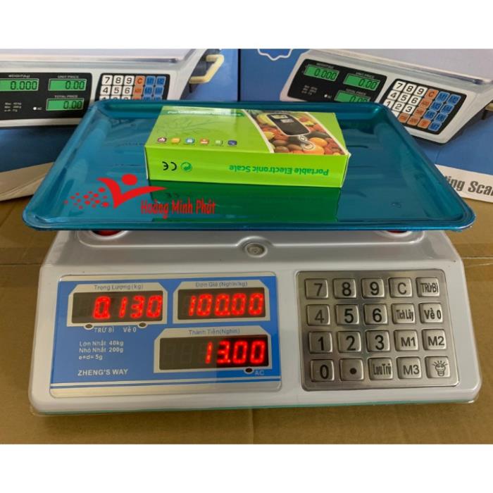 Cân Điện Tử Tính Tiền 40Kg - Phím Bọc Thép ❤️❤️❤️- Bảo Hành TẠI SHOP