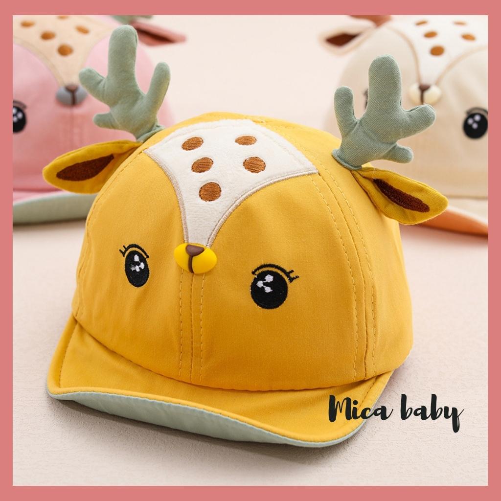 Mũ lưỡi trai hình nai dễ thương cho bé MH119 Mica Baby