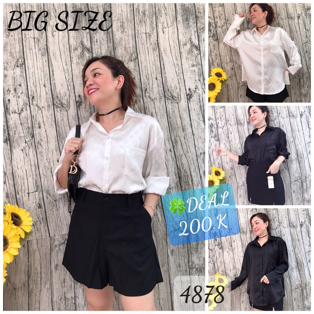Sơmi BIG SIZE L.V - SƠ mi công sở 4878