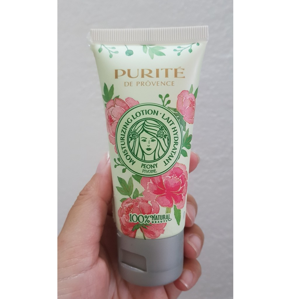 sữa dưỡng thể purite provence hoa mẫu đơn 60ml