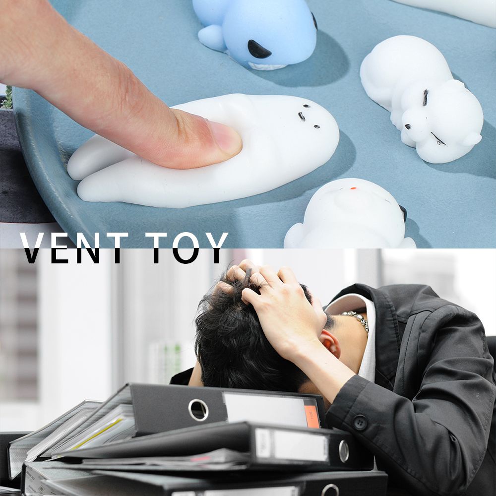 Đồ Chơi Squishy Hình Động Vật Dễ Thương Giúp Giảm Căng Thẳng