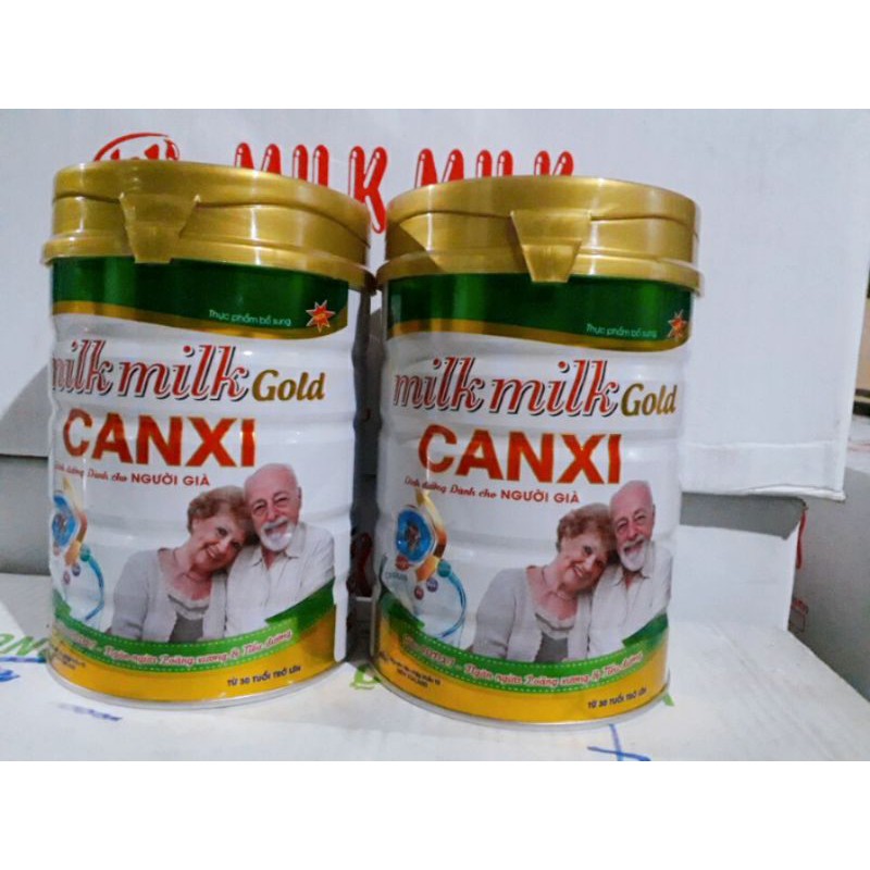 Sữa bột MilkMilk Gold Canxi - Lon 900gram