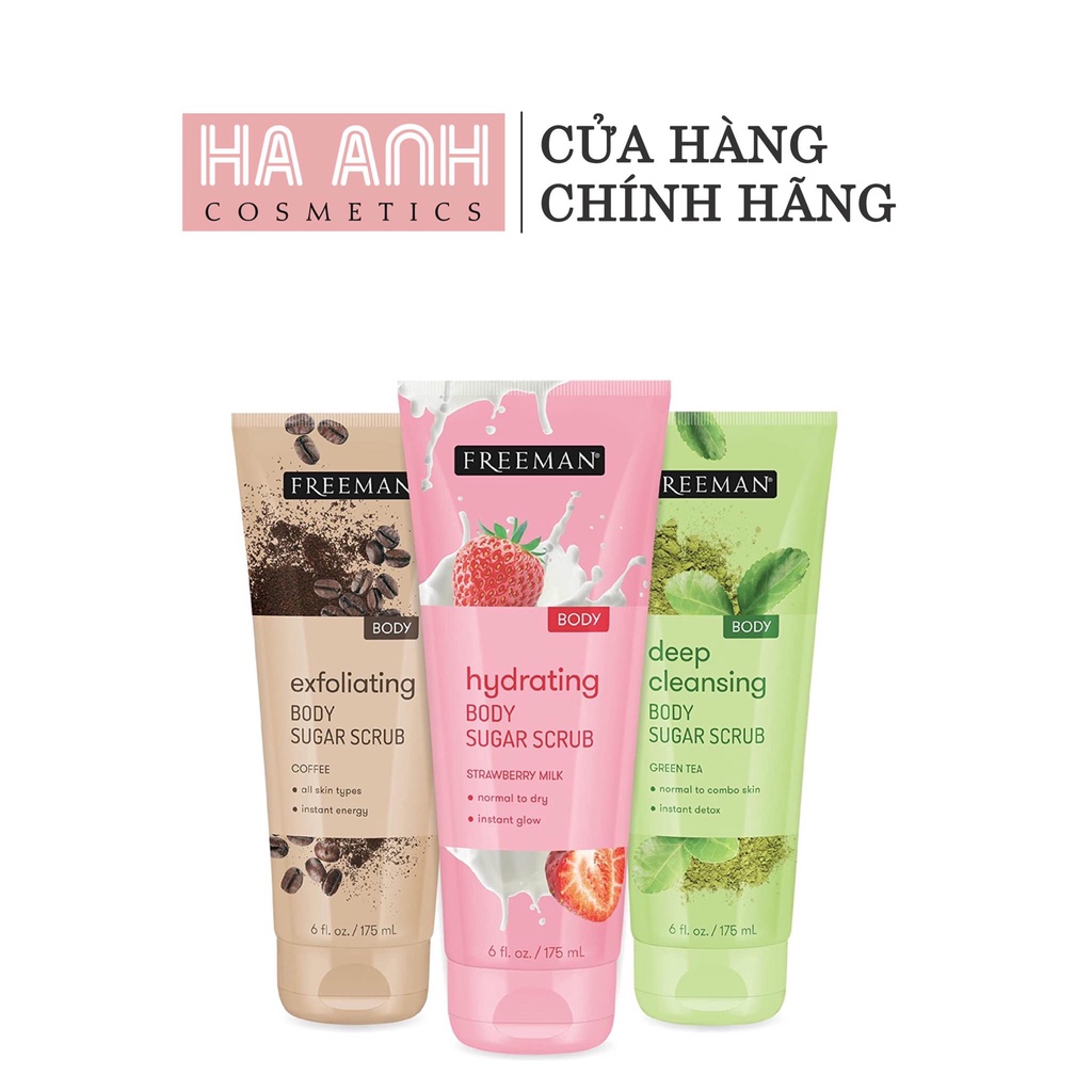 Tẩy Tế Bào Chết Body Freeman Exfoliating Body Sugar Scrub