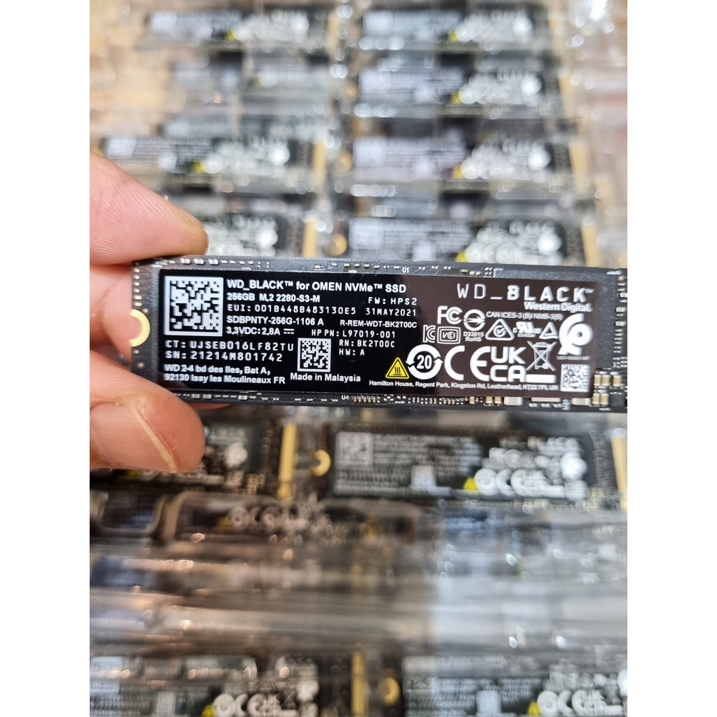 ❗ NEW ❗ Ổ Cứng SSD WD Black for OMEN 256GB M.2 2280 PCIe NVMe - Tốc 3000MB/s | BigBuy360 - bigbuy360.vn