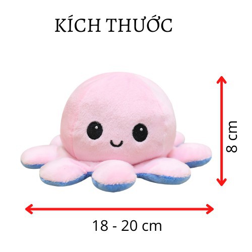 QC_Bạch Tuộc Cảm Xúc Hai Mặt Biểu Cảm Nhiều Màu Cute {Sẵn hàng - Ảnh thật}