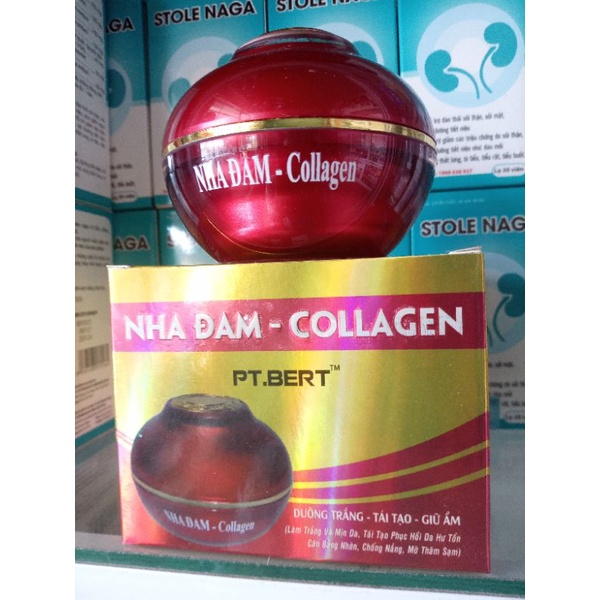 kem nha đam collagen trắng da tái tạo, giữ ẩm