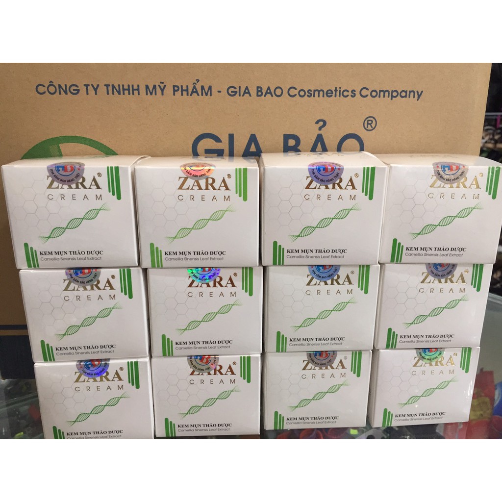 kem mụn thảo dược zara 12g