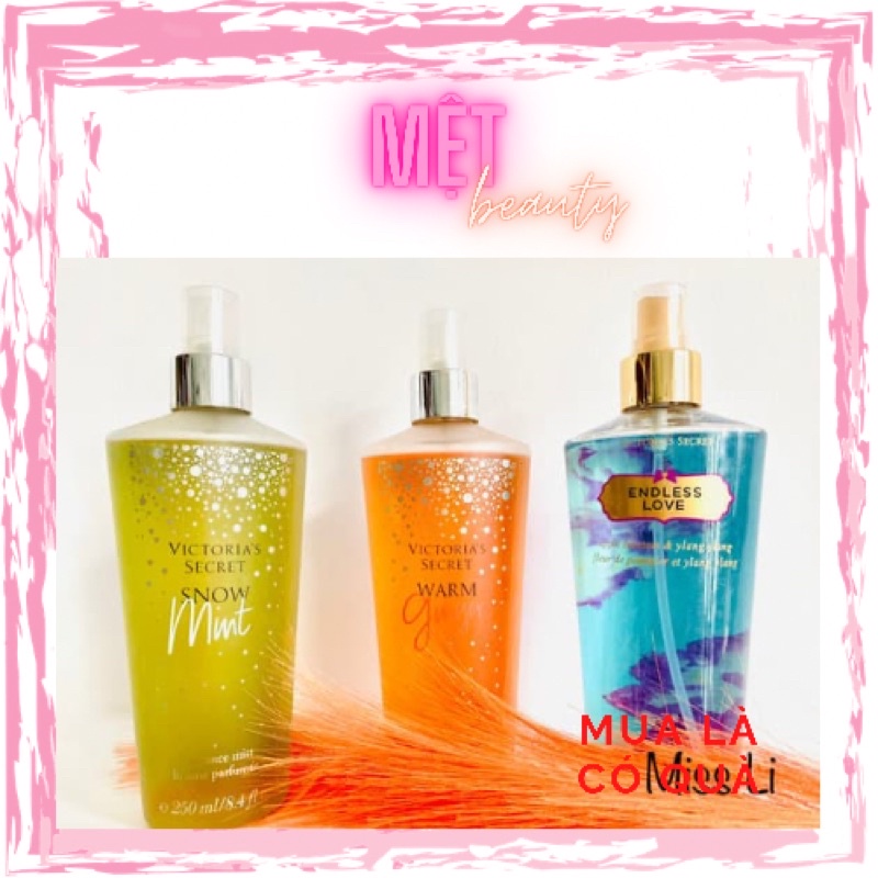 🔰 [GIÁ TỐT] 🔰 XỊT THƠM BODY VICTORIA 250ml GIỮ HƯƠNG LÂU, THƠM LÂU | Thế Giới Skin Care