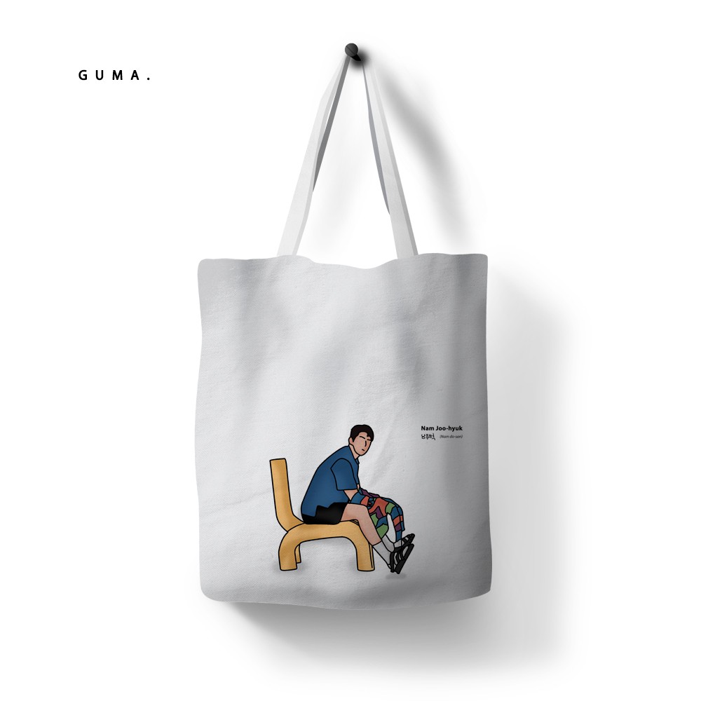 Túi xách Canvas in hình NAM DO SAN START UP NAM JOO HYUK Tôi là người đàn ông