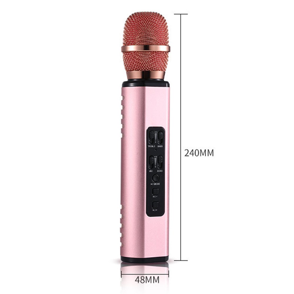 K6 Bộ ngưng tụ Bluetooth không dây cầm tay Micrô Karaoke Loa mic hát nói