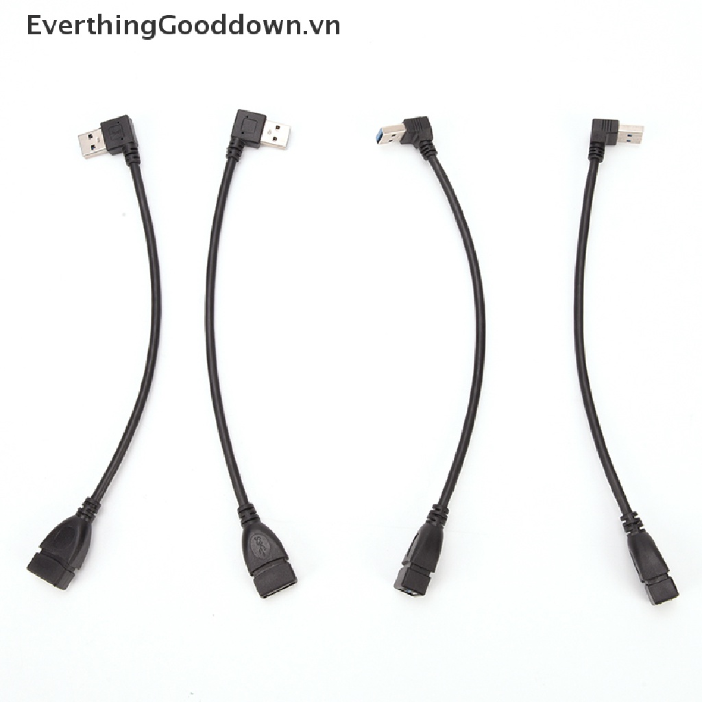 Everthingood Dây Cáp Mở Rộng USB 3.0 Bẻ Góc 90o