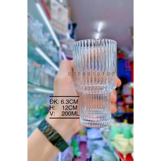 -NEW- LY THUỶ TINH SỌC 2 TẦNG