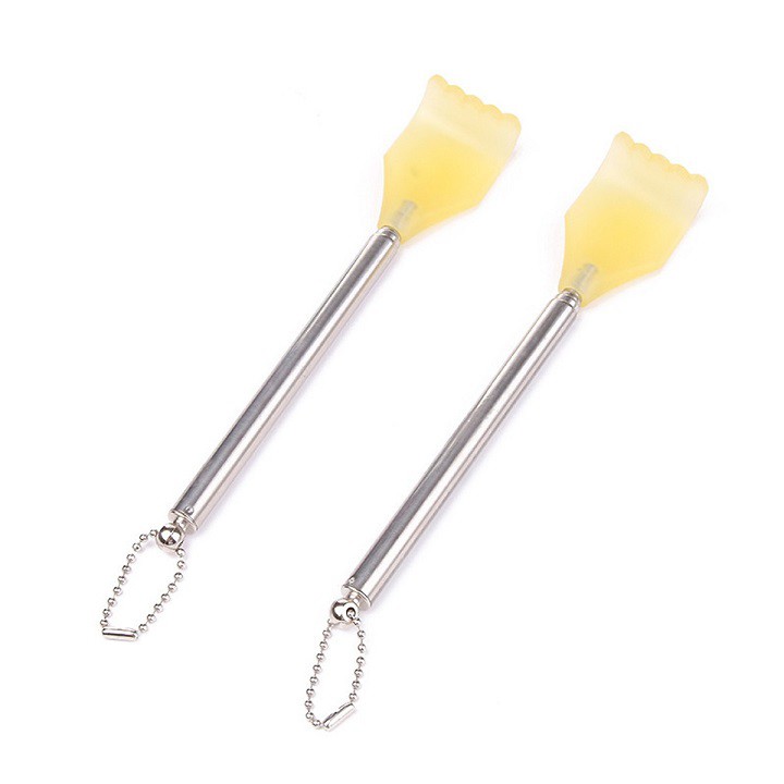 Cây gãi lưng inox kéo dài hình bàn tay tiện lợi (GL02)