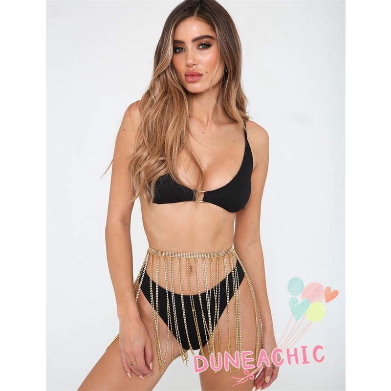 DUNEA Váy Tua Rua Lấp Lánh Của Phụ Nữ DUNEA