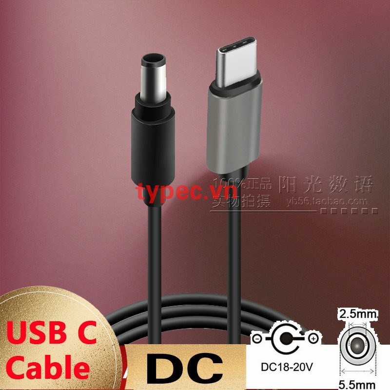 Dây Cáp Sạc Usb-C Sang Dc Haier 7g-700 Jane Eyre 7g 7d 19v4.74a