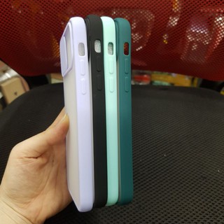 Ốp iPhone 12 (6.1) dẻo viền lưng nhám che camera