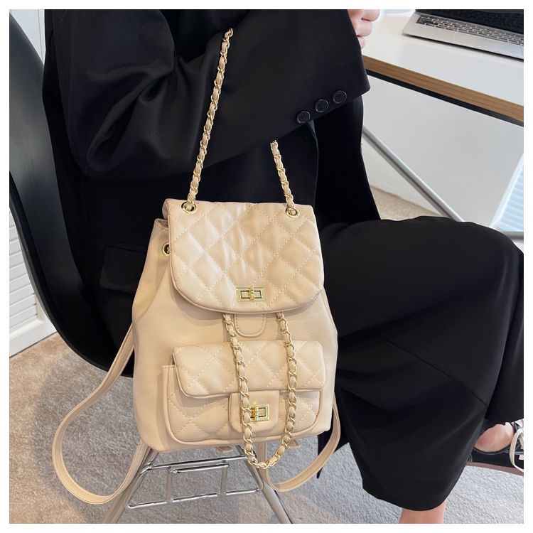 Chuwanglin Balo Da Dây Xích Thời Trang Cho Nữ