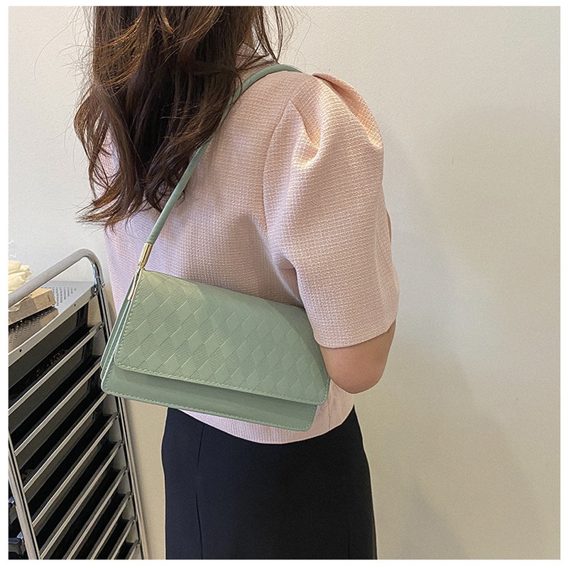 Túi Đeo Vai Hình Vuông Nhỏ Thêu Họa Tiết Đơn Giản Phong Cách Retro 2022 NB00384