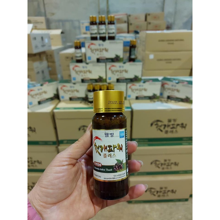 Nước giải rượu bia Well Bio Hàn Quốc _ Hộp 10 chai