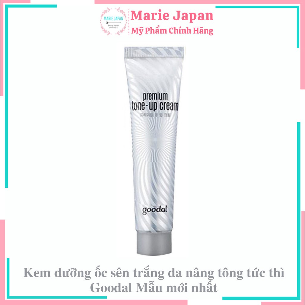 Kem dưỡng trắng da nâng tông tức thì Goodal Premium Snail Tone Up mini 10ml Mẫu mới nhất