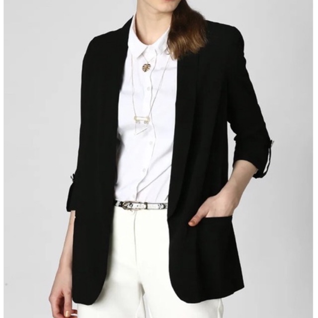 Áo Blazer ev@ri tay cài dây bigsize