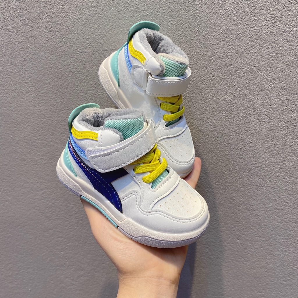 Giày Cổ Lửng Lót Lông Cao Cấp Cho Bé sz 24-31