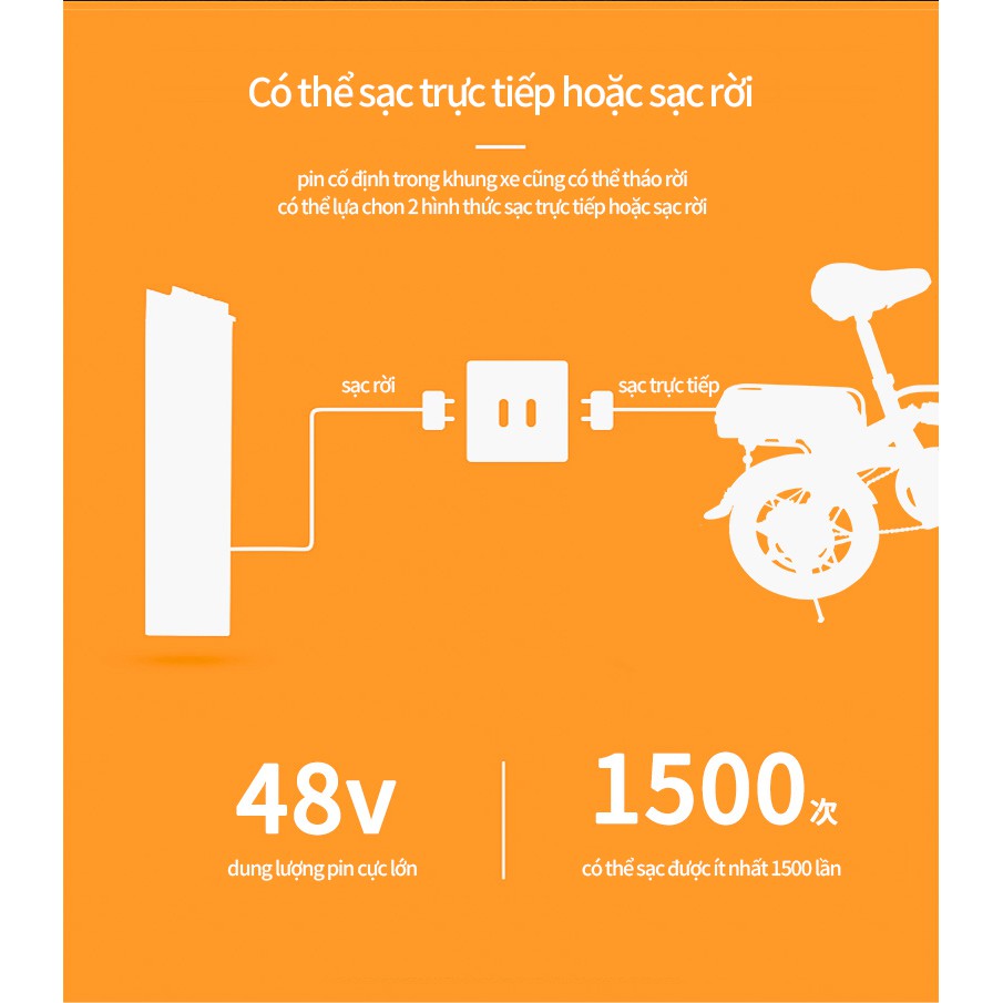 Xe đạp điện gấp FMT City IV