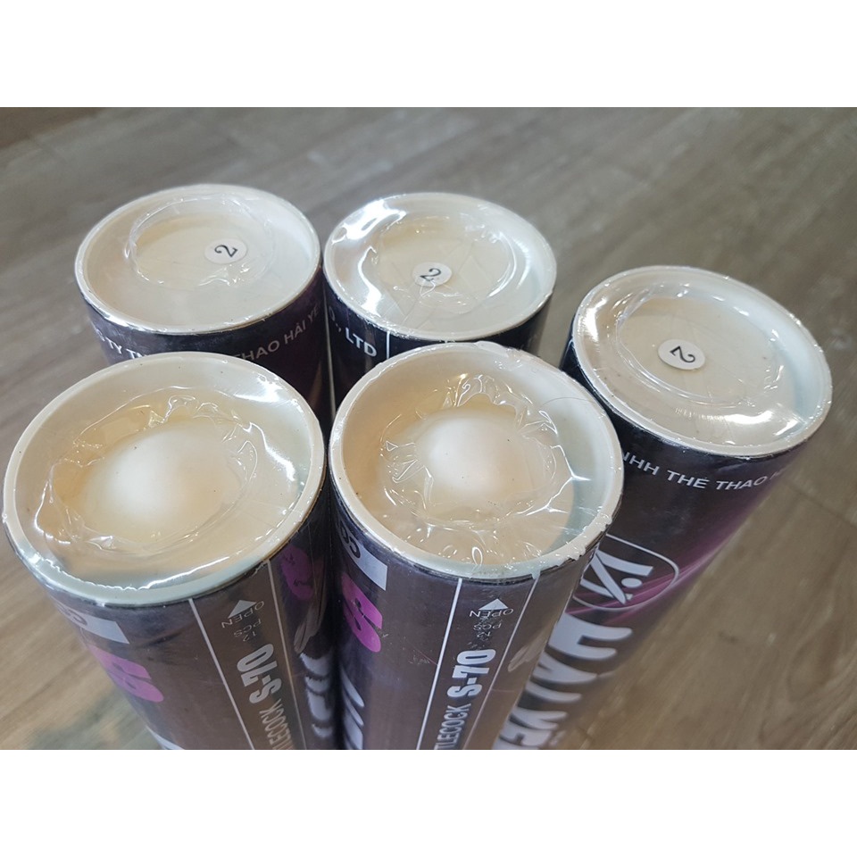 Hộp Cầu Lông Hải Yến S-70 – Tím/đen  – Chơi Trong Nhà