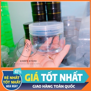 Hủ nhựa đựng kem 100g 200g 500g trong suốt
