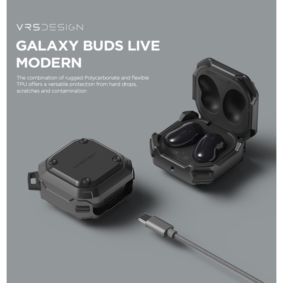 Case ốp cho tai nghe Samsung Buds Pro / Buds Live - Active Case - Hãng VRS