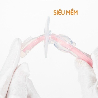 Bàn chải đánh răng silicon Babuu siêu mềm cho bé