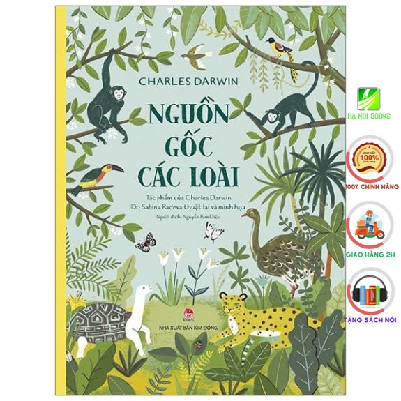 Sách - Nguồn Gốc Các Loài - NXB Kim Đồng