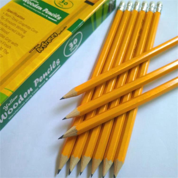 Bút chì thân vàng chuyên dụng cho học sinh vẽ tranh
