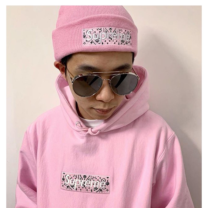 ⚡️[CHỈ 1 NGÀY] - Áo hoodie Supreme Bandana Box logo Pink mirror quality cao cấp full tag túi, áo hoodie supreme | BigBuy360 - bigbuy360.vn