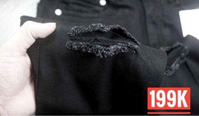 Quần jeans nam rách gối ( sz 28-36) chất jean co giãn dày dặn | BigBuy360 - bigbuy360.vn