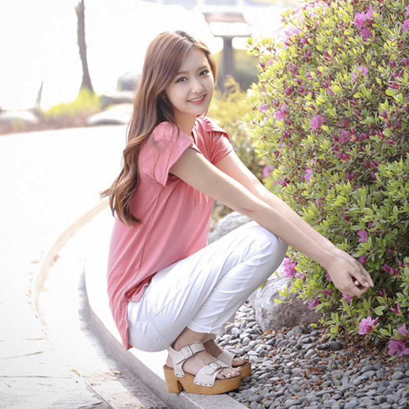 FREESHIP ĐƠN 99K_ Áo Thun Ngắn Tay Cổ Tròn Màu Trơn Phong Cách Hàn Quốc Size M-5Xl