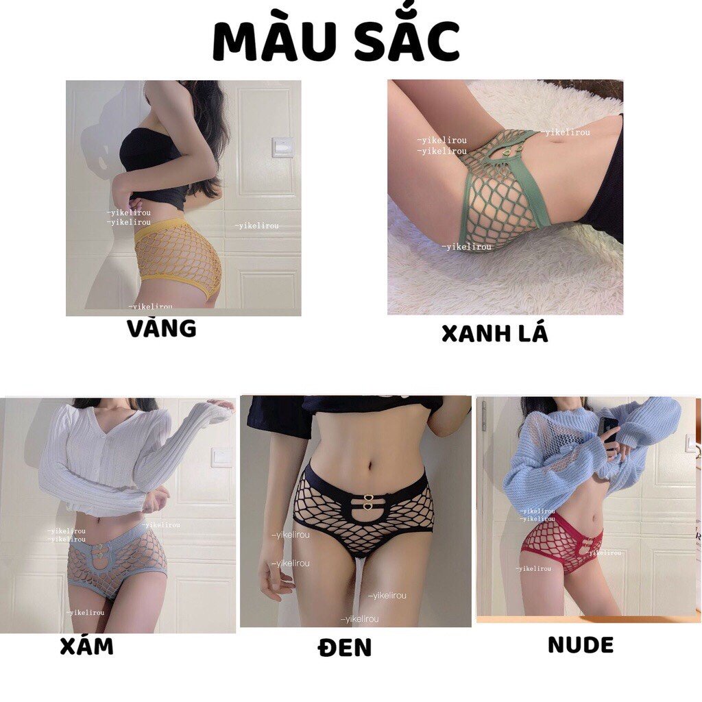 Quần Lót Ren - Quần lưới sexy xuyên thấu thiết kế thoáng mát DAN STORE MÃ 8851