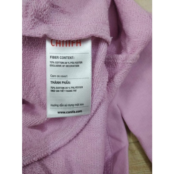 Áo nỉ bé gái Canifa