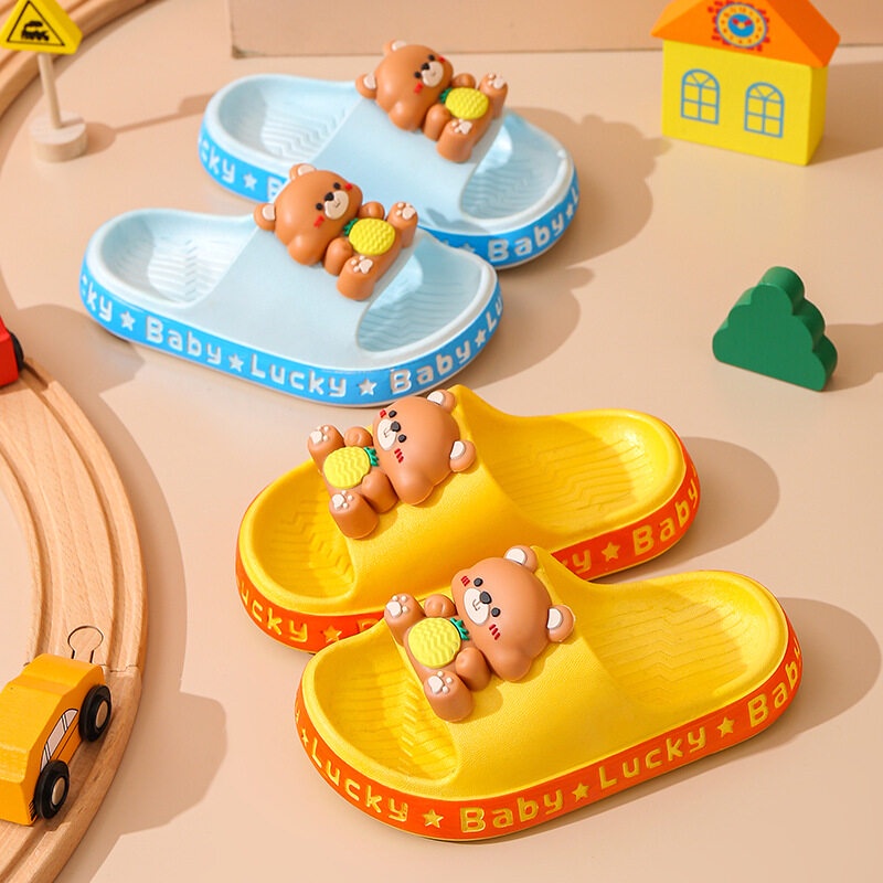 Dép sandal AMILA đế mềm chống trượt thoải mái kiểu dáng hoạt hình dễ thương cho bé