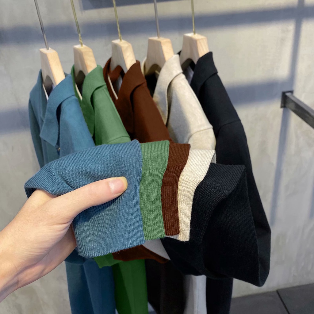 Áo Khoác Cardigan Dệt Kim Form Rộng Thời Trang Cho Nam