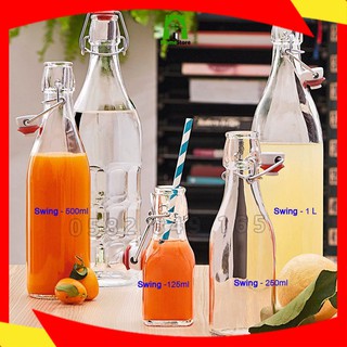 Chai thủy tinh Bormioli Rocco Swing 1l